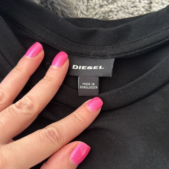 Diesel Size Large Black T - Picture 3 of 9
